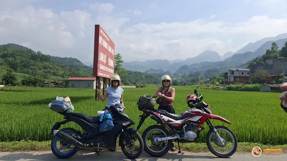 Local mountain village in northern Vietnam
