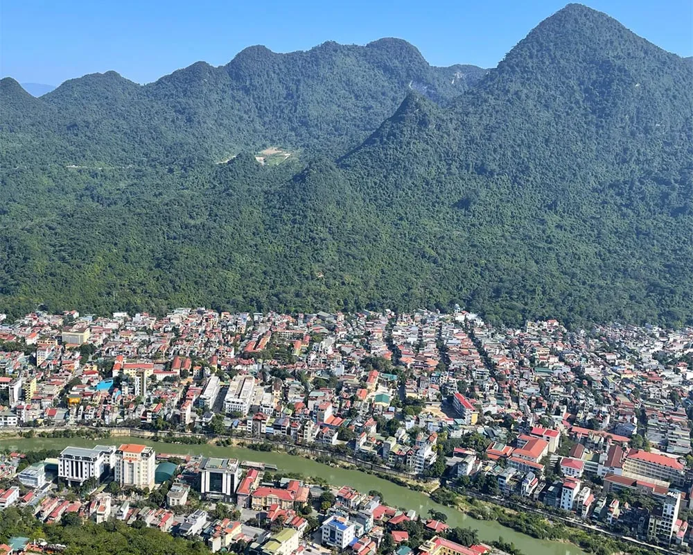 Ha Giang City on the SkyPath tour route