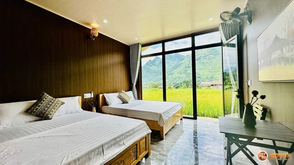 Local accommodation during a Ha Giang Loop journey