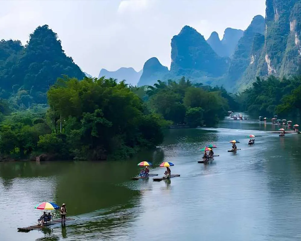 Ngoc Long River on the SkyPath tour route